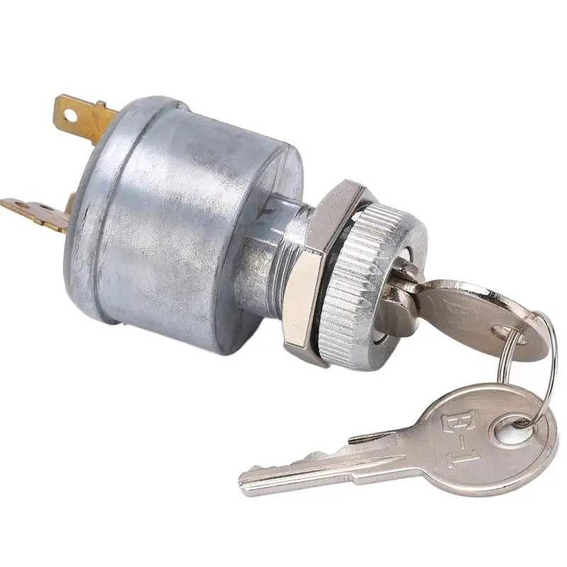 NEW HOT In Stock-Club Car For EZGO TXT Replacement Ignition Starter Switch With 2 Keys 33639G01 For Golf Cart Start