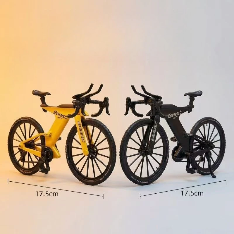 Cross-border Road Bicycle 1:10 Large Scale Simulation Alloy TT Racing Model Toy Car Ornament Collection