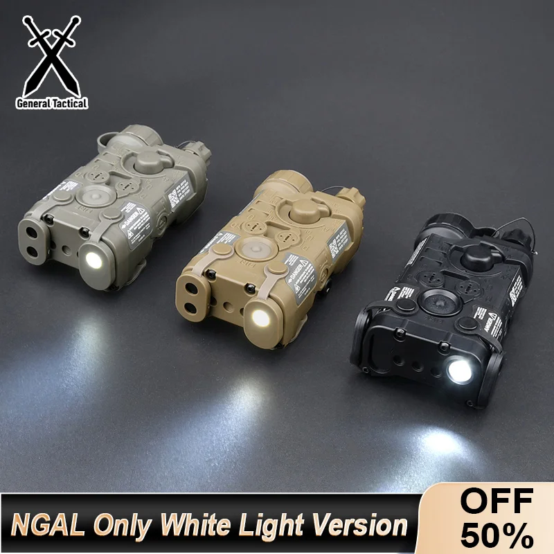 

WADSN L3-NGAL Only White LED Light Strobe Verison Flashlight Fit 20mm Rail AR15 Airsoft Accessories PEQ Hunting Weapon Scout