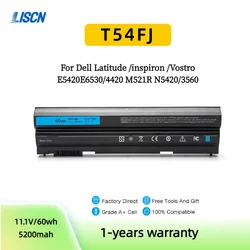 11.1V 48Wh/60Wh/97Wh T54FJ  8858X  M5Y0X Laptop Battery for DELL Latitude E5420 E5430 E5520 E5530 E6420 E6430 E6520 E6530 E6540
