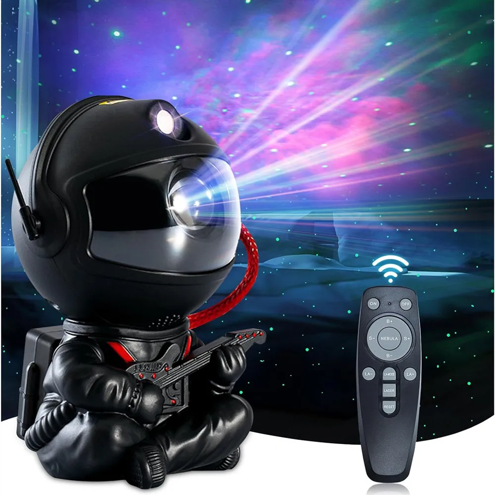 Star Projector Galaxy Night Light Astronaut Nebula Galaxy night lamp Space Bedroom Projector Starry Nebula Gifts for Kids Adults