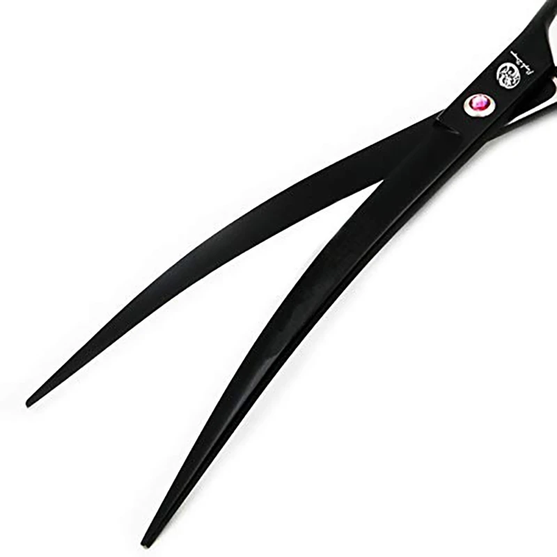 Benepaw Professional Downward Curved Blade Dog Cat Lightweight Pet Grooming Scissors Safe Puppy Hair Trimming Cutting Shears