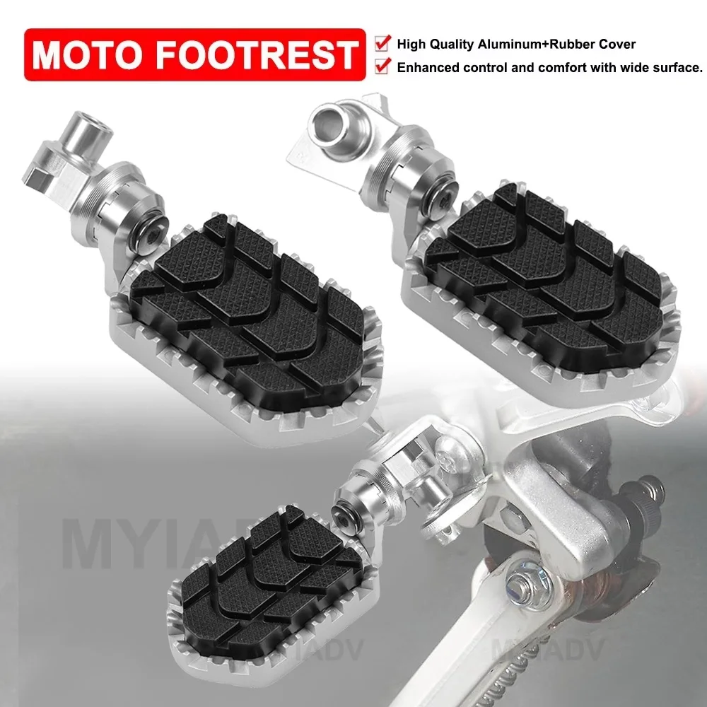 Motorcycle Footrest Footpeg Rotatable Foot Peg Rest Pedal For Yamaha For Tenere XT700Z XTZ700 700 RALLY 700 /XTZ 2019-2023 2024