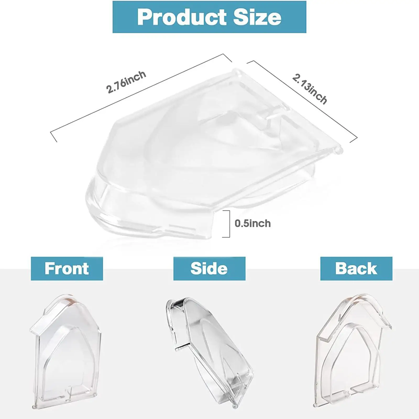 Licuadora exprimidores sombreros fácil de limpiar portátil pequeño electrodoméstico cubierta transparente