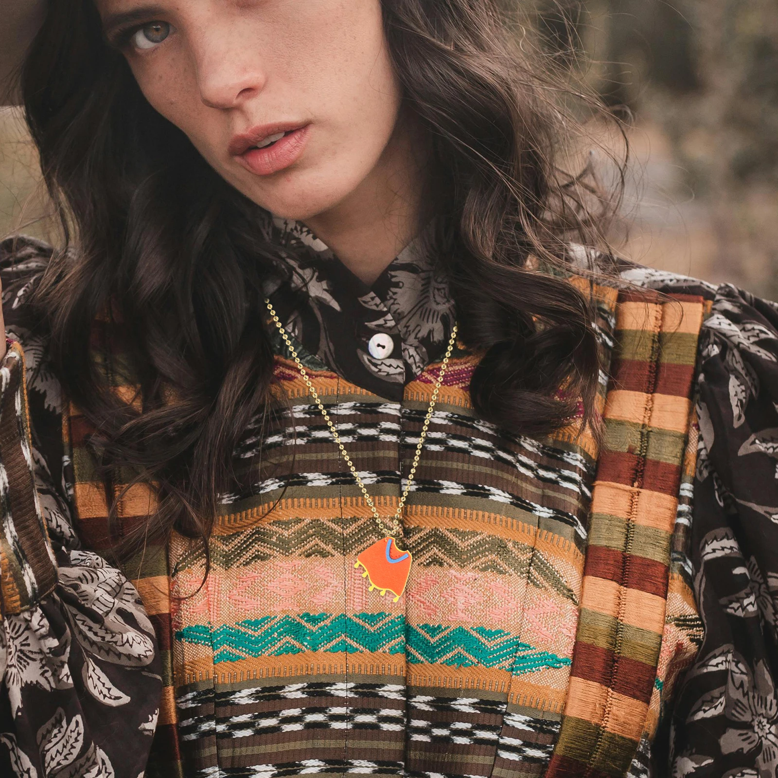 2 szt. Naszyjnik w stylu meksykańskim Cinco De Mayo, zawieszka, upominek na przyjęcie, akcesorium, naszyjnik na imprezę meksykańską, ozdoba na szyję na karnawał