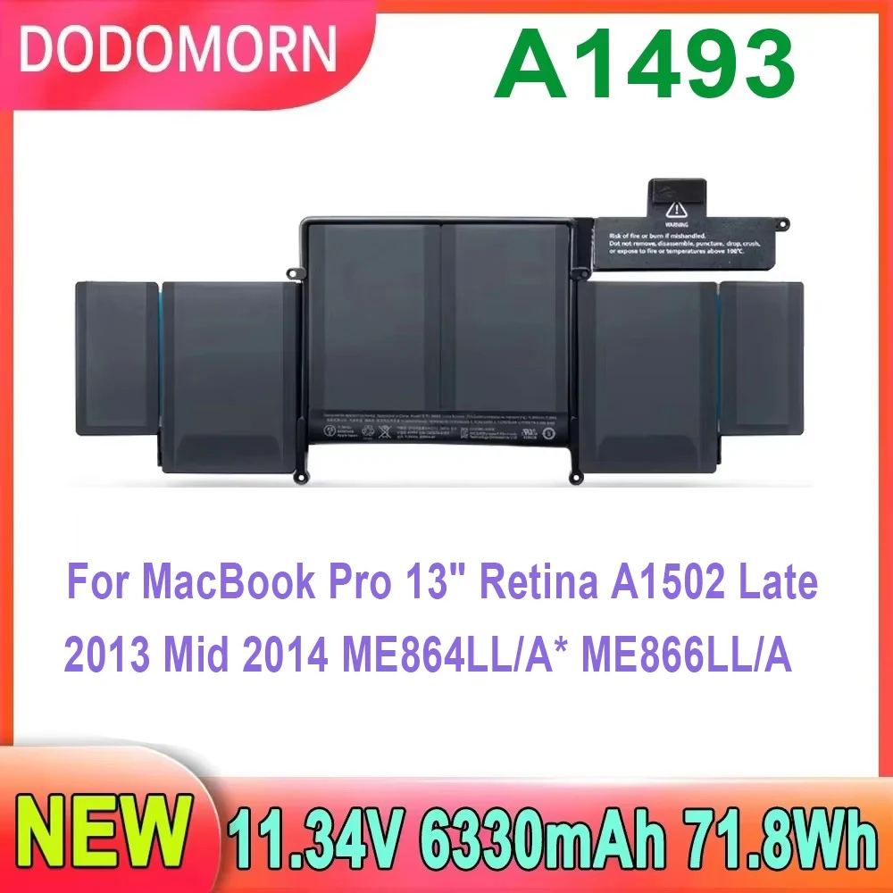 A1493 Laptop Battery For MacBook Pro 13