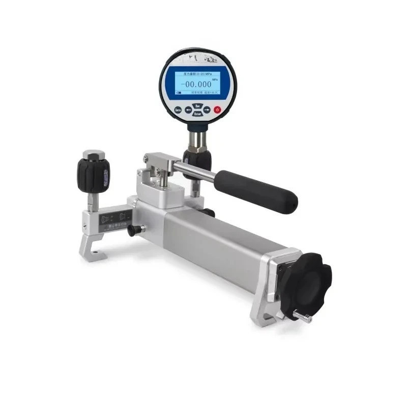 40bar HSIN613 Manual Pneumatic Air Pressurized Source Calibrator Comparator Portable Vaccum Pressure Gauge Test Calibration