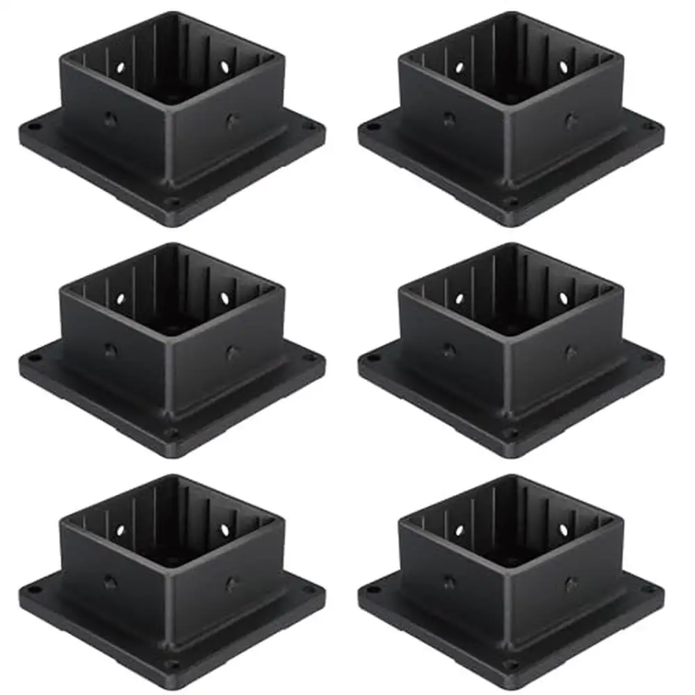 

Прочный базовый комплект для поддержки палубного столба, деревянный забор, почтовый ящик, пергола 4x4, анкерные кронштейны для столба, уличные проекты и многое другое