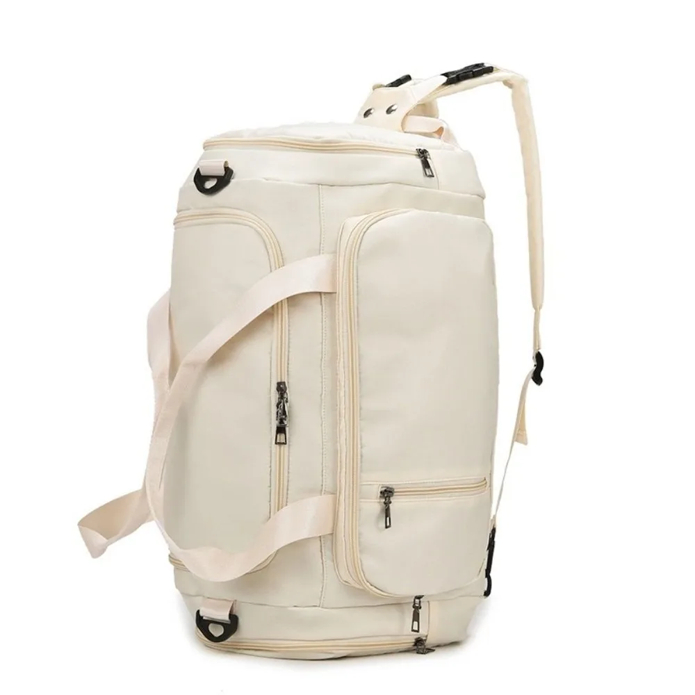 

Leisure Oxford Cloth Travel Luggage Bag Multifunctional Handheld Travel Backpack Solid Color Dry Wet Separation Duffle Bag Yoga