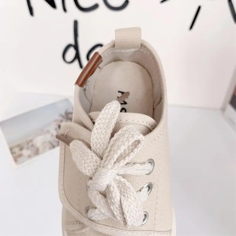 Kids Shoes 2024 Spring Autumn 3 Colors Children Casual Shoes Boys Girls Canvas Shoes Soft Comfortable Slip-on Sneakers