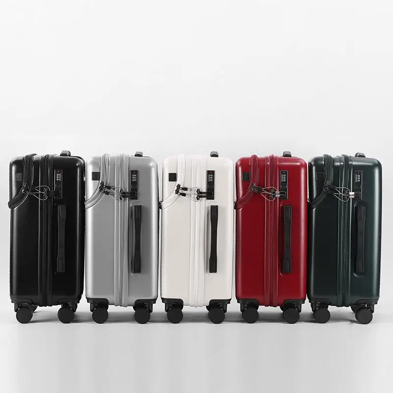 

20 Inch Multi-Functional Travel Suitcase Women's Check-In Pull Rod Box Universal Wheel Spinner Luggage City Fun Wild Style
