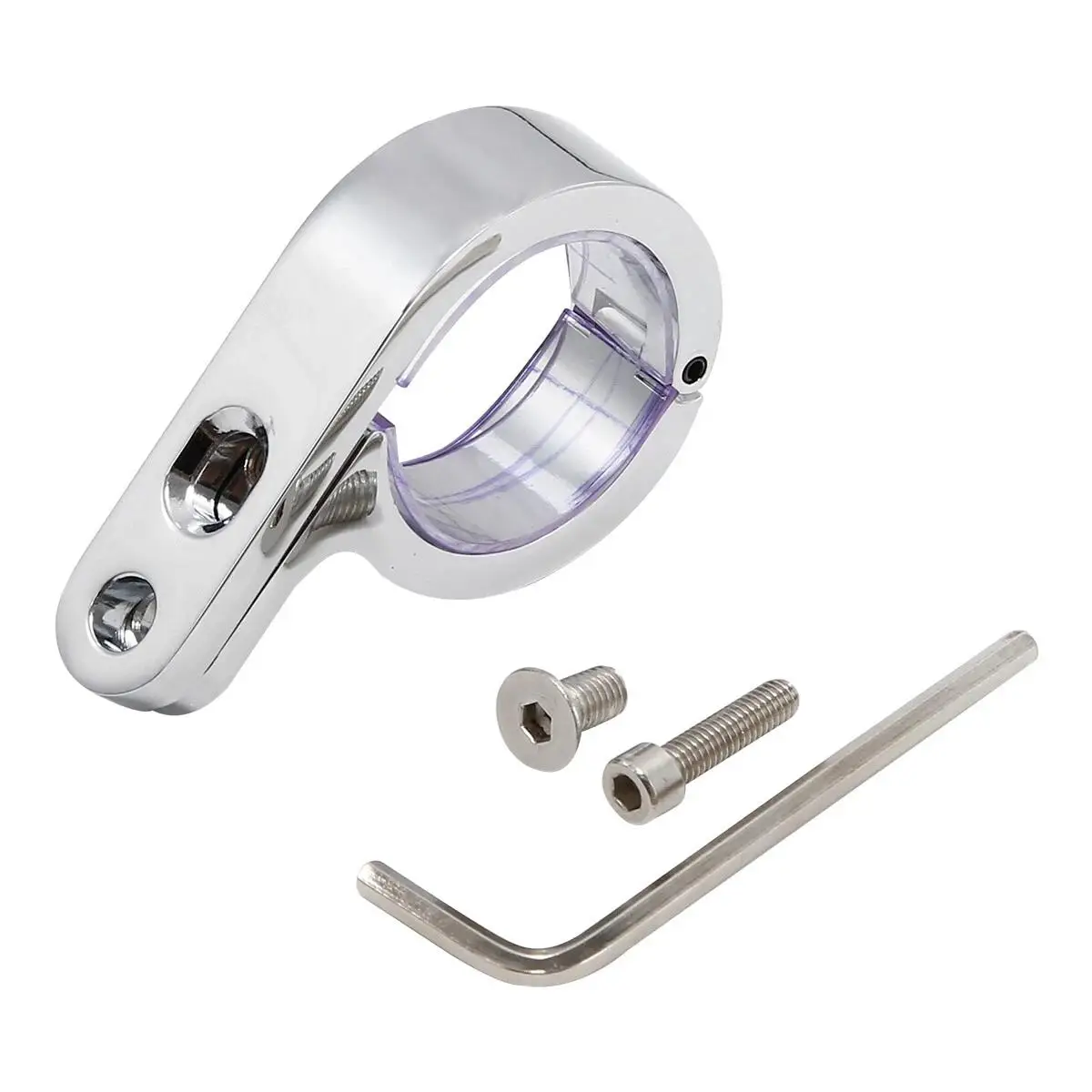1.25" 32mm Motorcycle Bike Handlebar Universal Mounts Clamp Clock Car Bell Kit For Harley Davidson Honda Yamaha Suzuki Kawasaki view 4