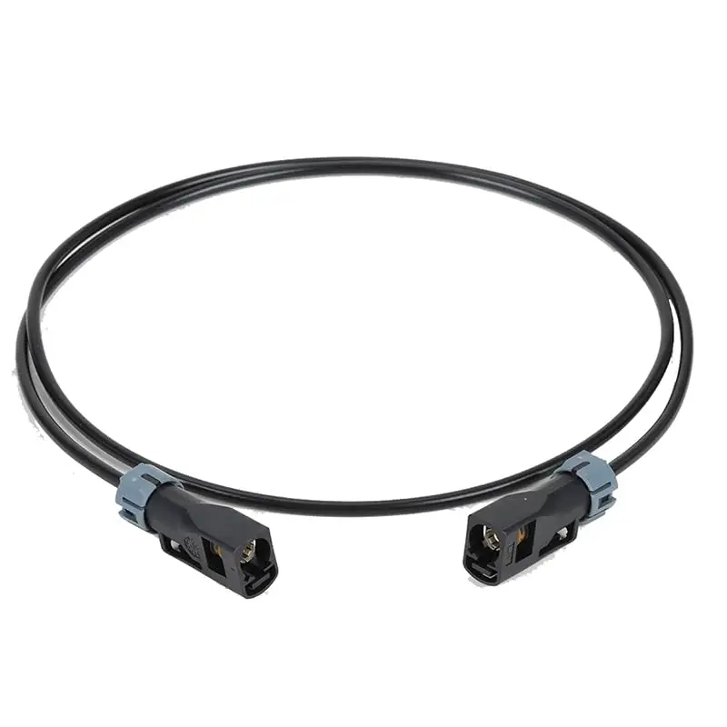 Conjunto de cabo Fakra à prova d'água com código fêmea para fêmea LVDS cabo de extensão de rádio 0,5 metro