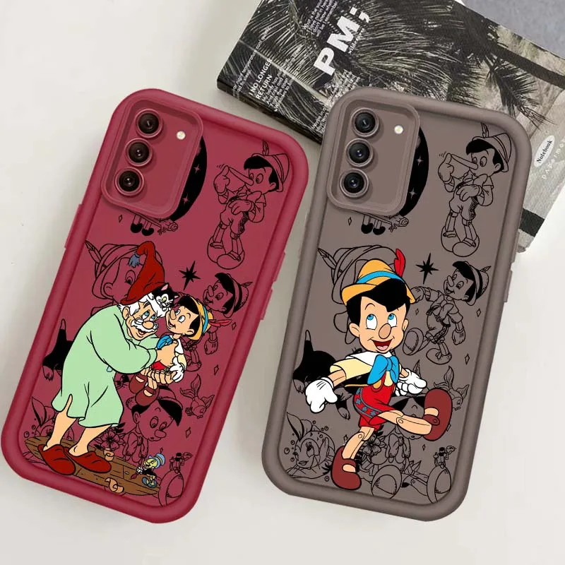 Disney Pinocchio Adventure для Samsung Galaxy S25 S24 S23 S22 S21 S20 Ultra Plus FE 5G Лестница для глаз Мягкий чехол из ТПУ