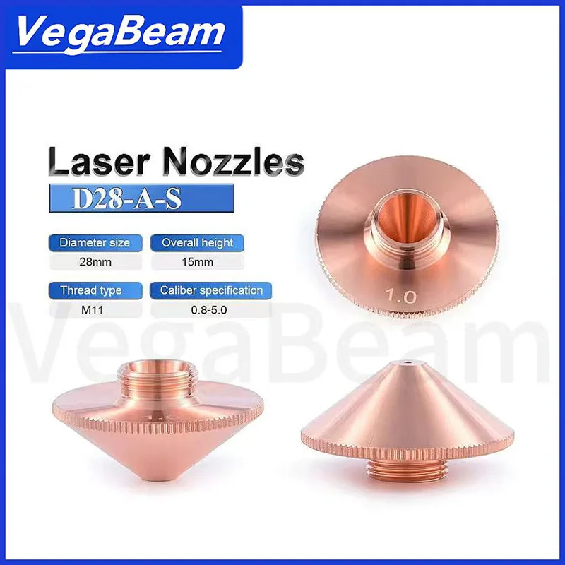 10 PCS Raytools Laser Nozzles TapyA D32 M14 TypeB D28 M11 Single/Double for Precitec WSX Bodor BOCI Fiber Cutting Machine BICO