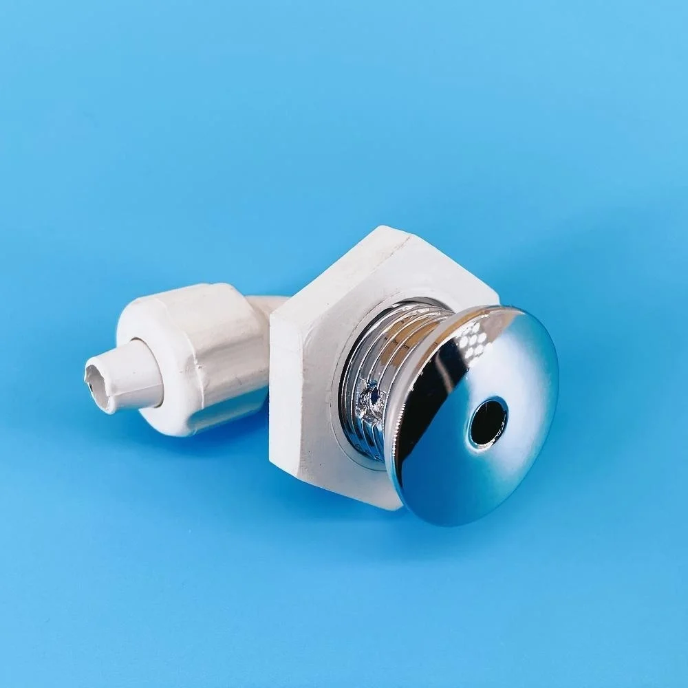 Boquilla de chorro de aire de 7mm, boquilla de burbuja ultrafina con tuerca de bloqueo, tapa cromada de 25mm, boquilla de chorro de aire para bañera de masaje, accesorios para bañera de hidromasaje