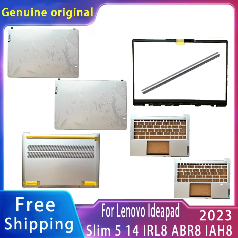 New For Lenovo Ideapad Slim 5 14 IAH8 IRL8 ABR8 2023;Replacemen Laptop Accessories Lcd Back Cover/Palmrest/Bottom With LOGO