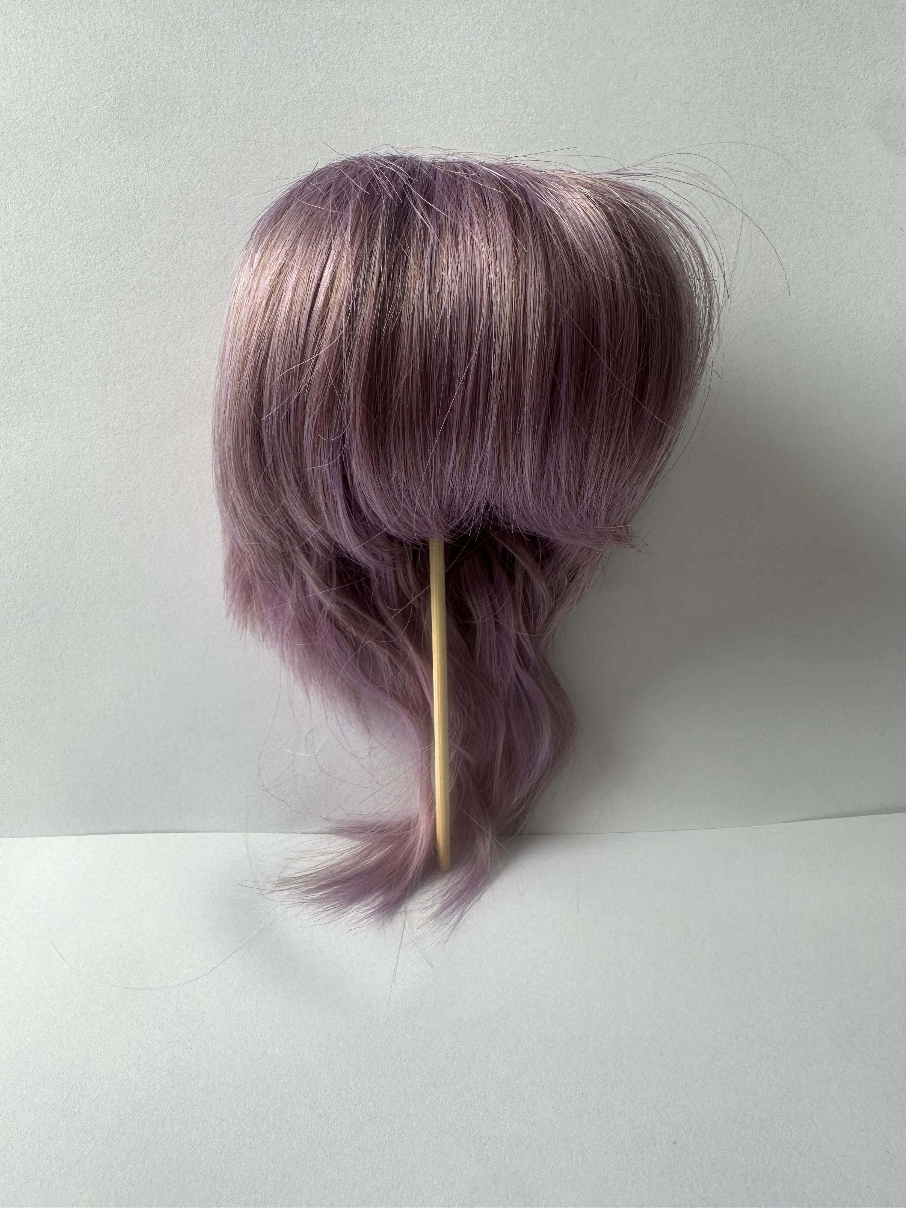 

D04-P108 детская игрушка ручной работы 1/3 1/4 1/6 кукла дяди BJD/SD кукла фиолетовый волк хвост челка парик 1 шт.