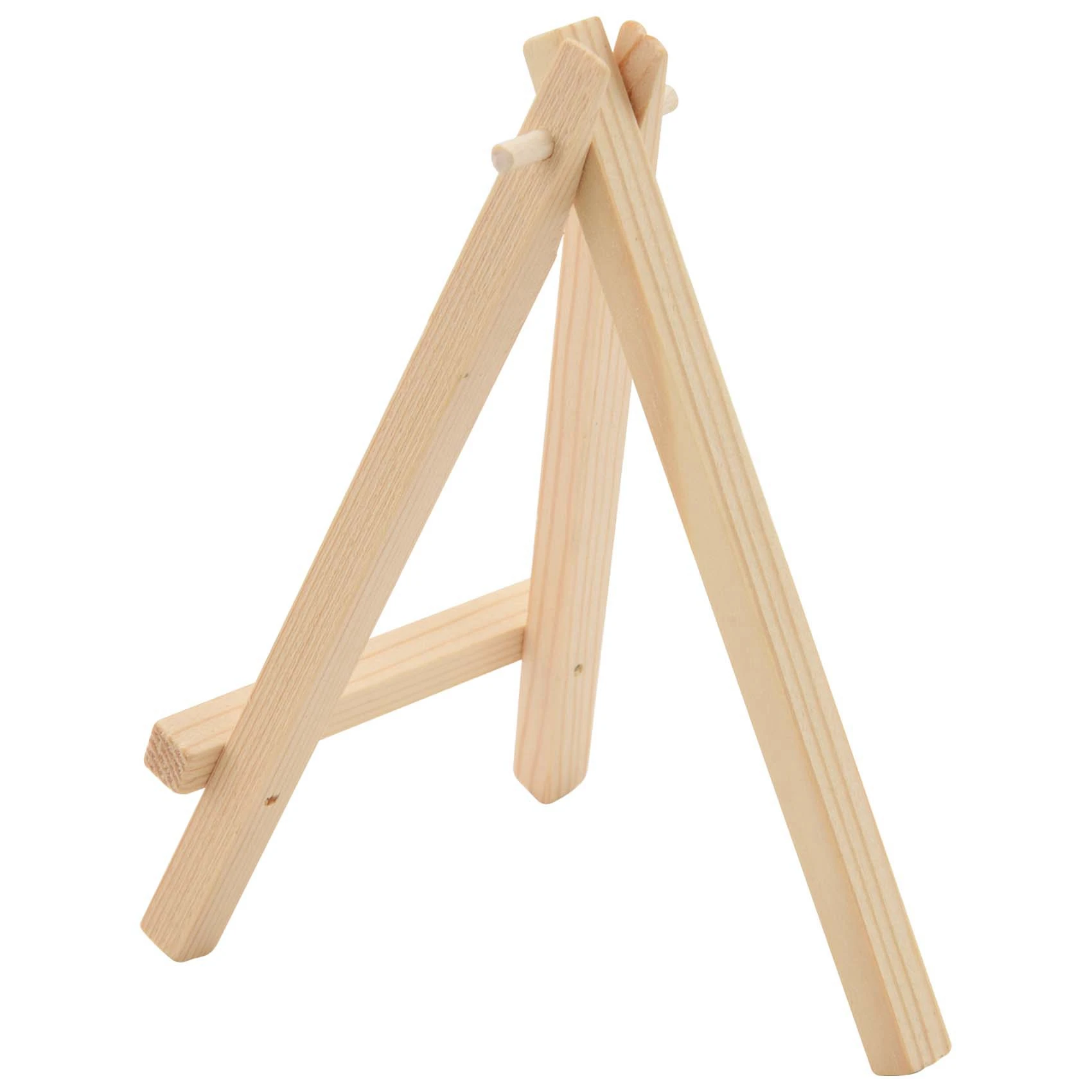 ABRI-96 Pack Mini Wood Display Easel Wood Easels Set For Paintings Craft Small Acrylics Oil Projects