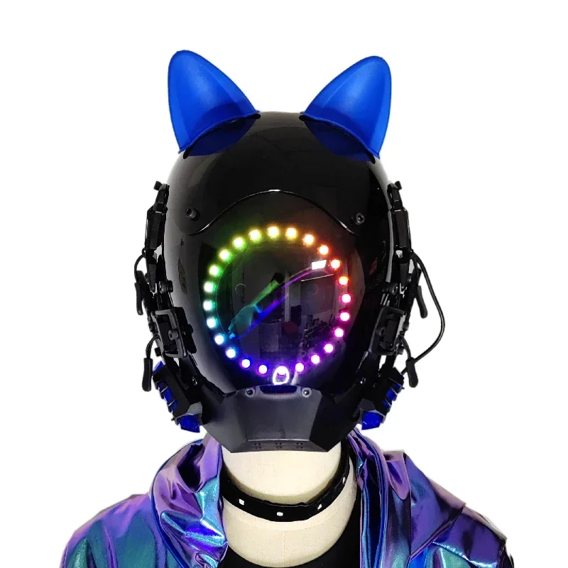 

Punk Mask - Cyber Mask - Samurai Helmet - Tactical Helmet Cosplay