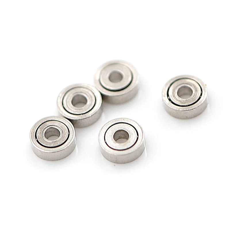 10Pcs 681ZZ Miniature Mini Ball Bearings Metal Open Micro Bearing 1x3x1mm