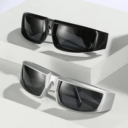 Gafas de sol deportivas Y2K para hombre y mujer, lentes de diseñador de marca de lujo, UV400, coloridas, a la moda, para ciclismo, novedad de 2024