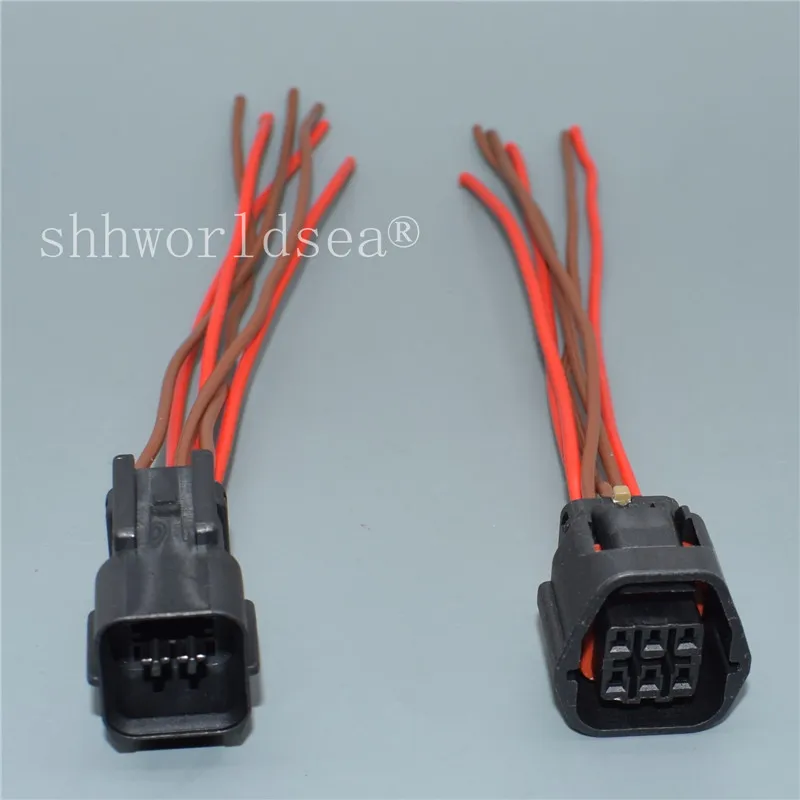 6 Pin Waterproof Auto Car Door Lock Locking Connector Sealed Plug For Hyundai Elantra Sensor connector 7283-8760-30 7182-8760-30