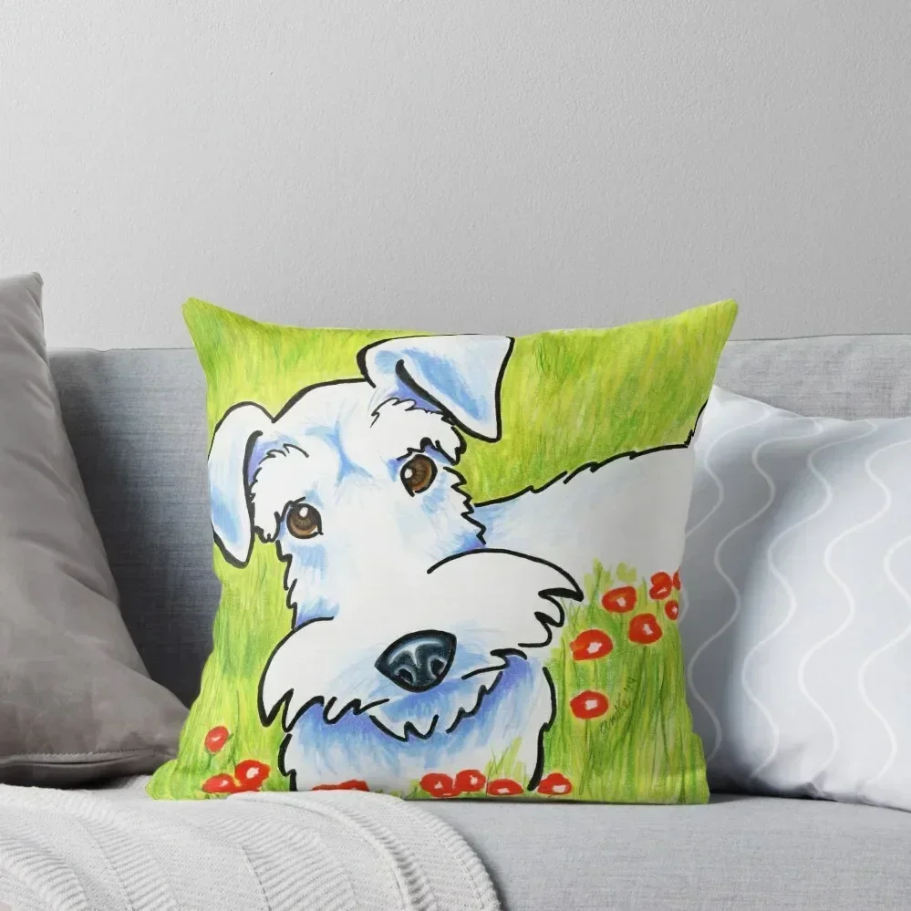 

Pure Schnauzer Throw Pillow Cushion Cover Luxury Custom Cushion Photo Decorative Cushions pillow