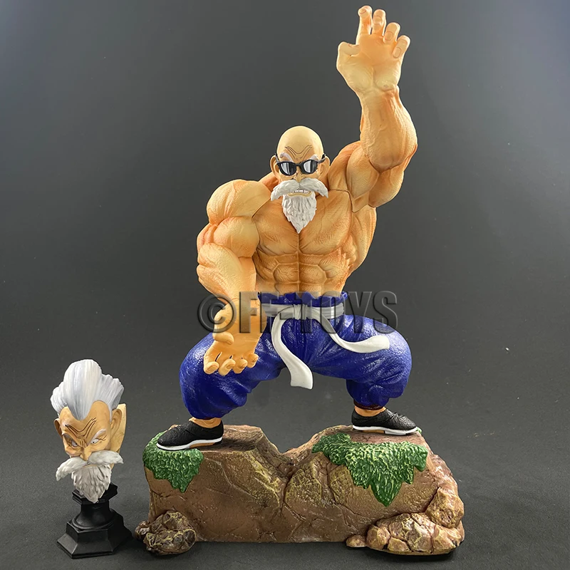Dragon Ball Master Roshi Figure Kame Sennin Figurine With Base 26CM PVC Action Figures Collection Model Toys for Children Gifts
