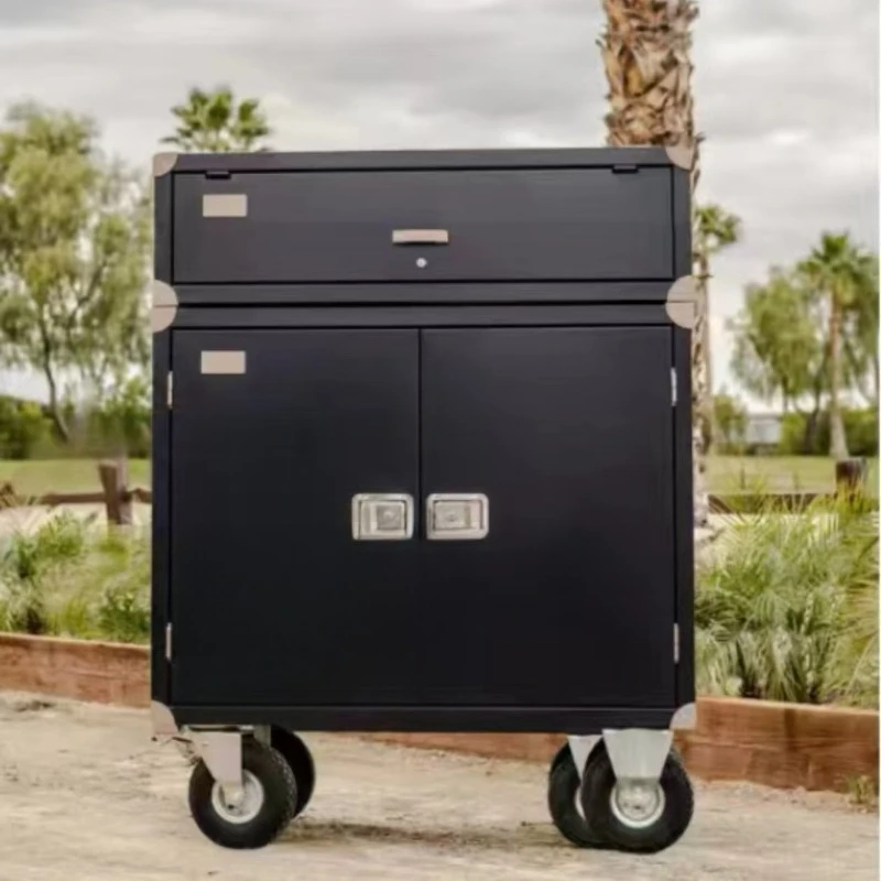 Steel Horse Saddle Box Tack Storage Cabinet Portable Horse Tack Box Locker