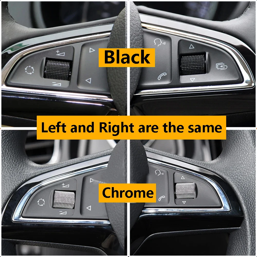 Multi-functional Steering Wheel Switch Button Cover Trim For Skoda Octavia 3 A7 Superb 3V MK3 Kodiaq Rapid Karoq Fabia III