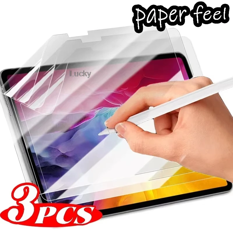 Matte Paper Feel Tablet Screen Guard For iPad Pro 11 M4 iPad 10th 11th 12th Gen 10.9 11 A14 A16 Air 3rd 4th 5th, Protective Film