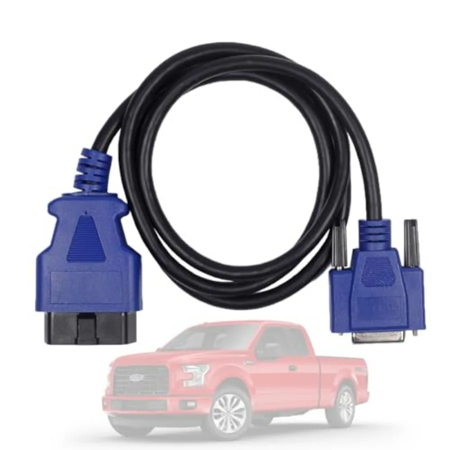 

16 Pin OBD2 Cable Adapter Compatible with Nexiq USB Link 2 and 3 J1962 Diagnostic Cable for Ford GM Dodge Volvo Mack Isuzu Hino
