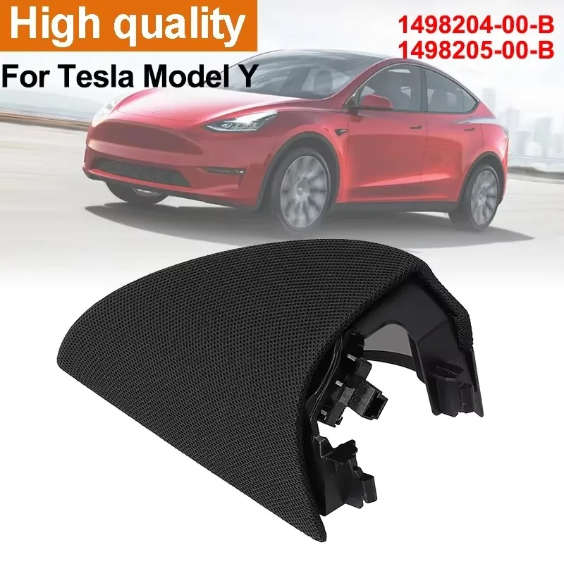 

FOR Tesla Model Y Rearview Mirror Inner Triangle Trim Left Right Speaker Sound Cover Car Accessories 1498204-00-B 1498205-00-B
