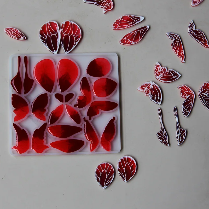 Feather Wing Shaped Silicone Epoxy Resin Mold Resin Moulds