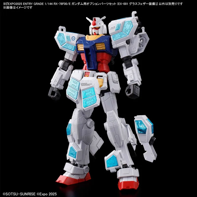Bandai Originele EG ENTRY GRADE EXPO RX-78F00 Anime Action Figure Model Assembly Kit Robot Speelgoed Cadeau voor Jongens Kids
