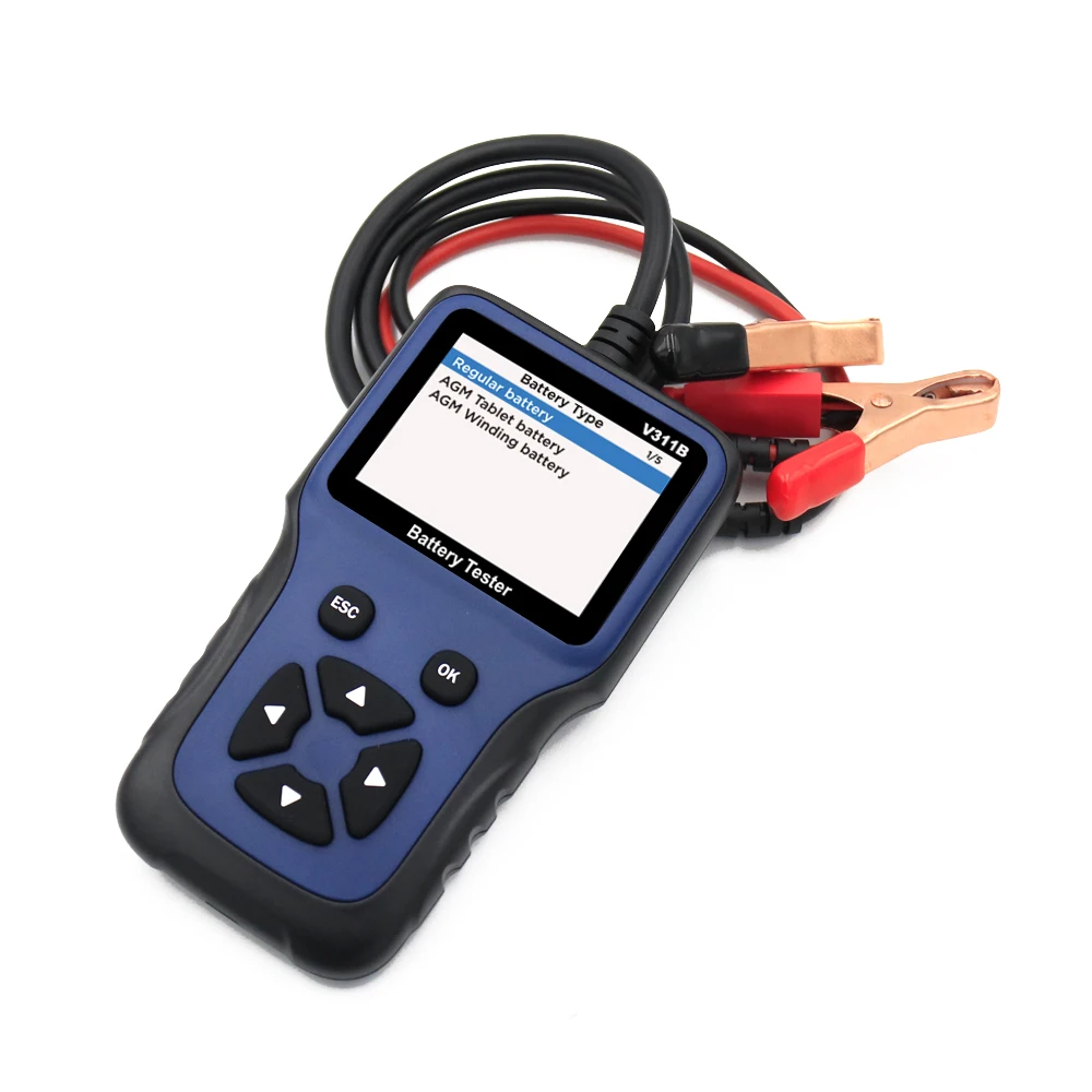 12V Car Battery Tester V311B Auto Battery Analyzer Supports 9 languages