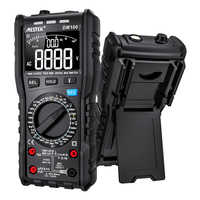 MESTEK DM100 Digital Multimeter High Speed Smart Double Core T-rms NCV Temperature Multimetro Anti-burn Fuse Alarm Multimeters