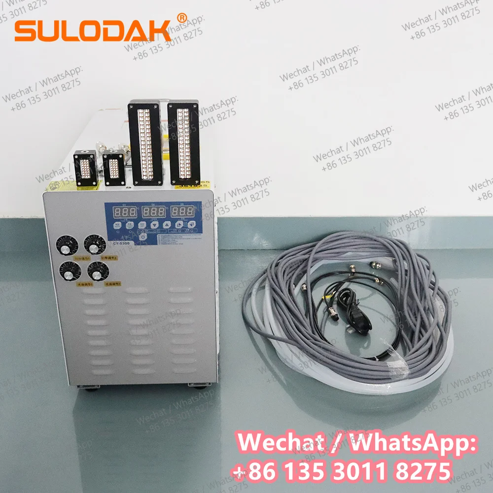 

4 Pieces UV Lamp Flatbed Printer UV Ink 395nm Varnish UVLED Curing Lamp CMYK+W Ultraviolet Curing Light 120*20mm and 35*15mm