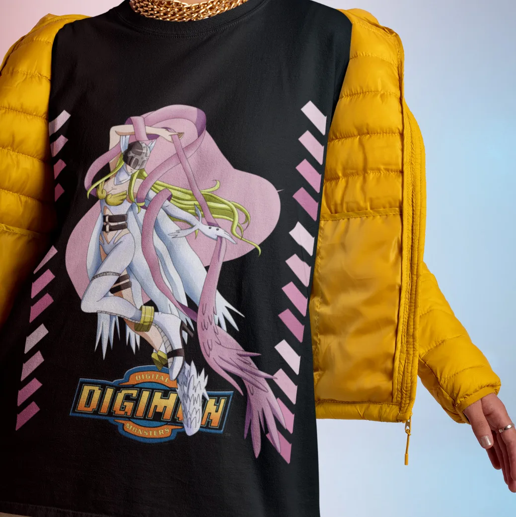 Angewomon Shirt Digimon Adventure Anime T-Shirt Tailmon Nefertimon Plotmon Shirt