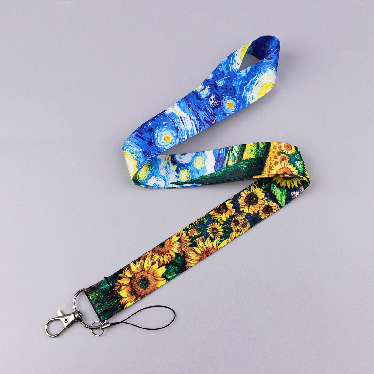 반 고흐 꽃 꿀벌 끈 목걸이 키체인 ID 카드 커버 배 - Neck Hanging Phone Holder 리뷰 및 가격