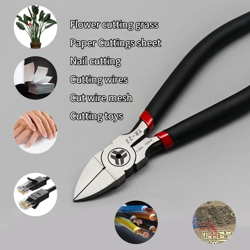 Multitool Plastic Nippers Diagonal Pliers Carbon Steel Precision Sharp Cutter Pliers Wire Cutting Nipper Professional Snip Shear