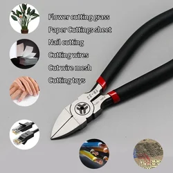 Profissional Multitool Plástico Pinças, Alicate Diagonal, Aço Carbono, Precisão Cortador Afiado, Fio De Corte Nipper Shear