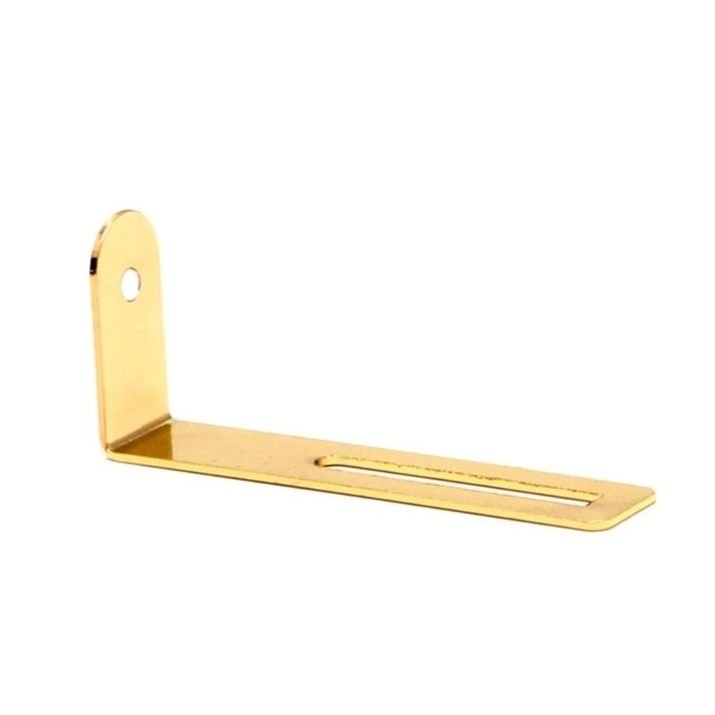 Gold Pickguard mounting Bracket L For LP Electric Guitar for w Nut Screw