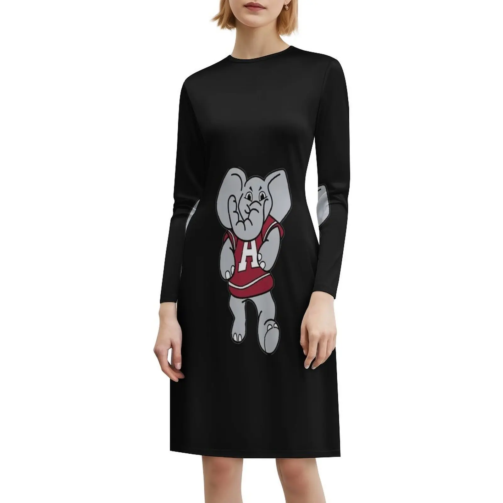 كبير آل التميمة الكلاسيكية تي شيرت خمر البوهيمي فستان نفخة الأكمام أو بلا أكمام خيارات للنساء فستان كبير آل التميمة الإناث #6