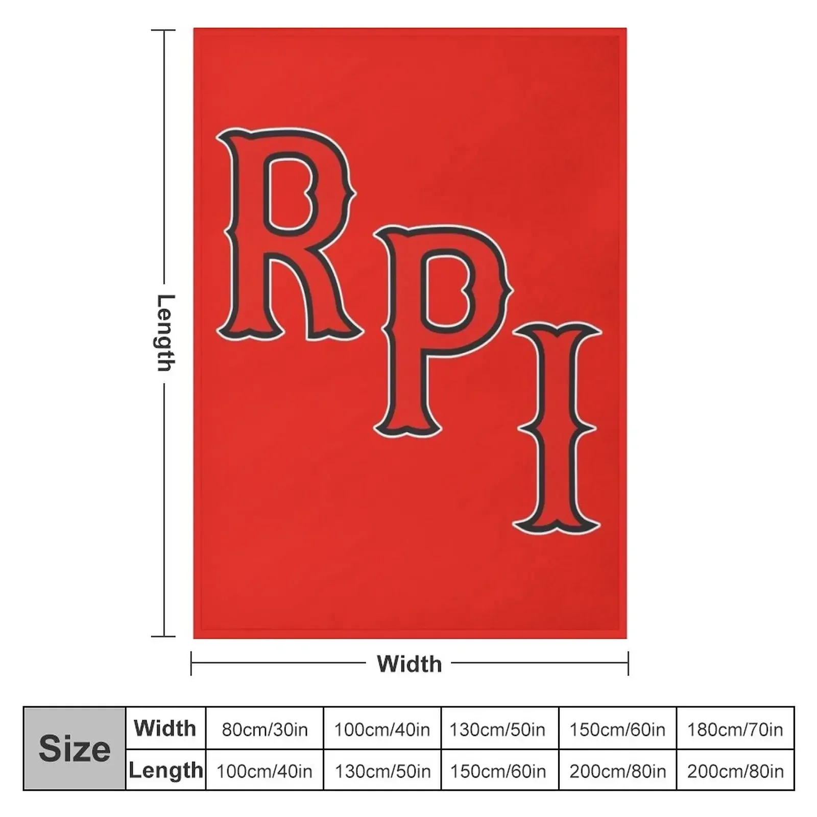 RPI Engineers Throw Blanket Decorative Throw Luxury St Decorative Sofas Blankets