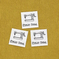 Custom Ironing Labels, Personalized Name, Clothing Labels, Fabric tags,Brand Labels, handmade tags(YT200)