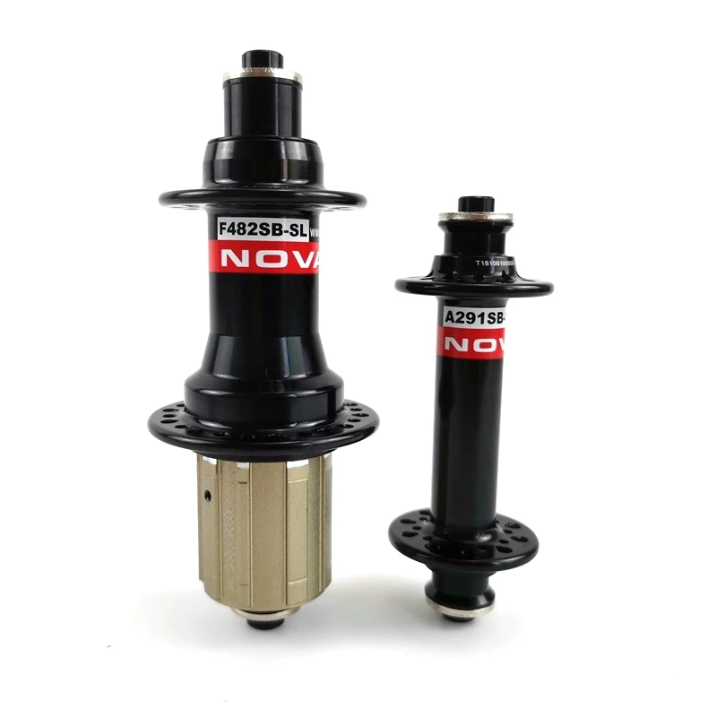 Novatec A291SB-SL/F482SB-SL-BK road bike Super light hubs Front