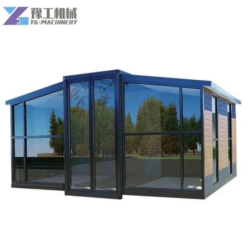 YG Customized Creative Design Low Price Expansive Container Houses Easy Installation Folding Container Box Flat Pack Houses Fast