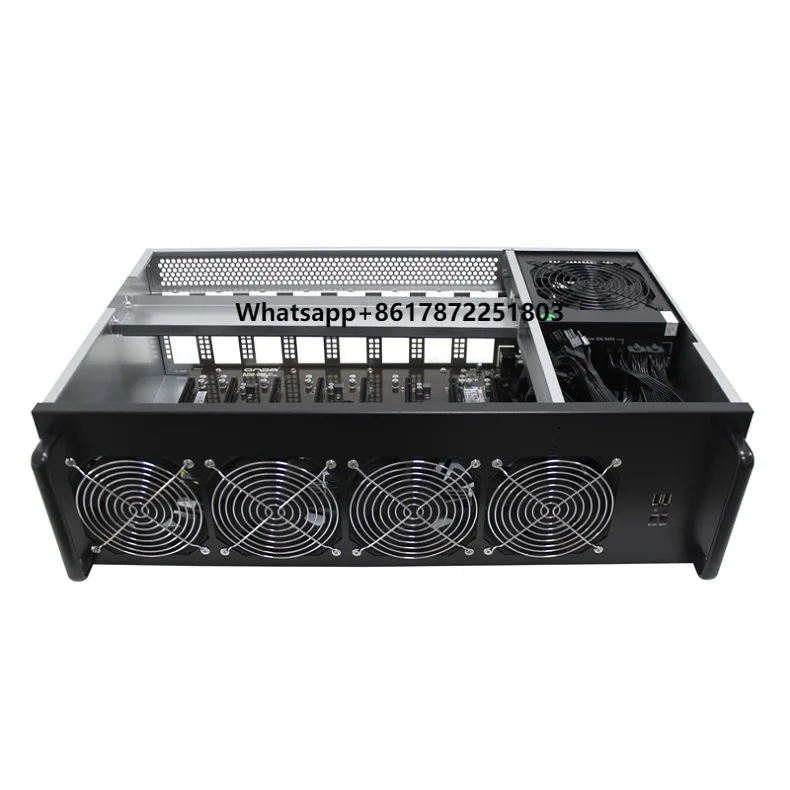 

Custom 8 Gpu Computer Chassis Onda Motherboard RX 580 RTX 3060 Machine Server Case